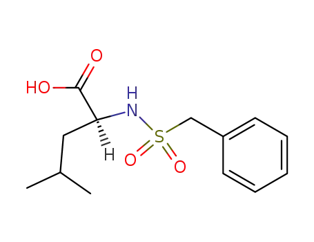 Molecular Structure of 6297-57-0 (N-(benzylsulfonyl)leucine)