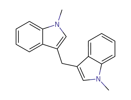 Molecular Structure of 31896-75-0 (1,1'-dimethyl-3,3'methylenedi-indole)