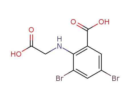 3,5-dibromo-2-(carboxymethyl-amino)-benzoic acid