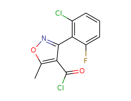 3-(2-Chloro-6-fluorophenyl)-5-methylisoxazole-4-carbonyl chloride(69399-79-7)