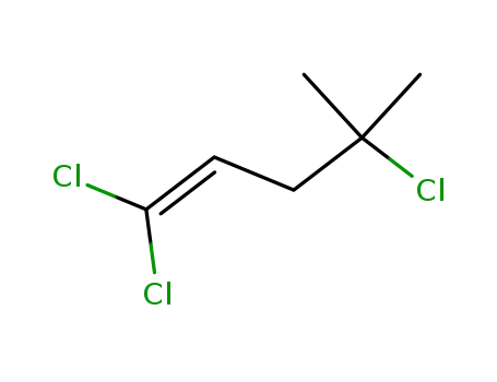 Molecular Structure of 84677-02-1 (1-Pentene, 1,1,4-trichloro-4-methyl-)