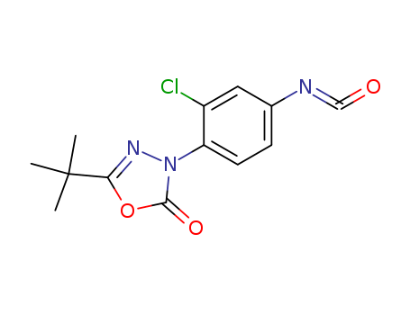 3-(2-chloro-4-isocyanato-phenyl)-5-tert-butyl-1,3,4-oxadiazol-2-one