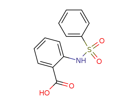 Molecular Structure of 34837-67-7 (2-BENZENESULFONYLAMINO-BENZOIC ACID)