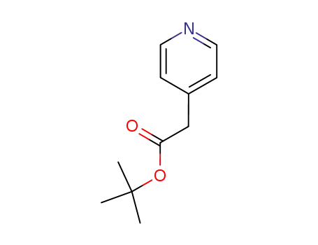 Molecular Structure of 79757-20-3 (Tert-butyl 2-(pyridin-4-yl)acetate)