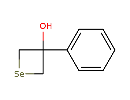 Molecular Structure of 112422-88-5 (3-Selenetanol, 3-phenyl-)