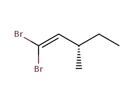 1-Pentene, 1,1-dibromo-3-methyl-, (3S)-