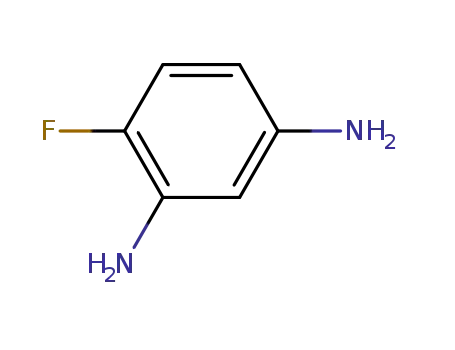 Molecular Structure of 6264-67-1 (2,4-DIAMINOFLUOROBENZENE)