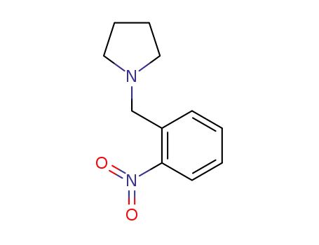 Molecular Structure of 55581-63-0 (1-(2-Nitrobenzyl)pyrrolidine)