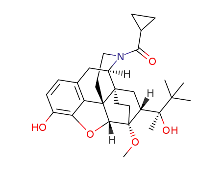(5alpha,7alpha)-alpha-tert-butyl-17-(cyclopropylcarbonyl)-4,5-epoxy-18,19-dihydro-3-hydroxy-6-methoxy-alpha-methyl-6,14-ethenomorphinan-7-methanol
