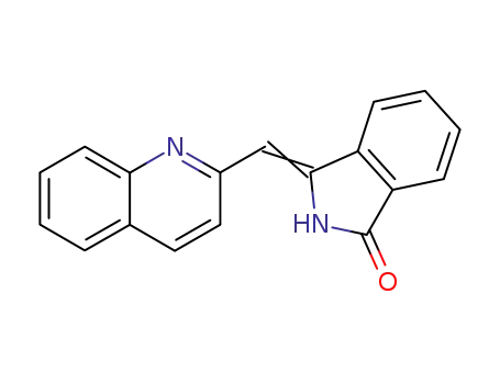 Molecular Structure of 13481-47-5 (3-(2-Quinolylmethylene)phthalimidine)
