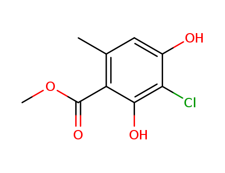 Benzoic acid,3-chloro-2,4-dihydroxy-6-methyl-, methyl ester