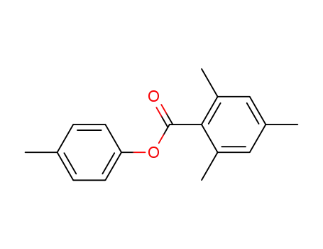 Molecular Structure of 858491-19-7 (2,4,6-trimethyl-benzoic acid <i>p</i>-tolyl ester)