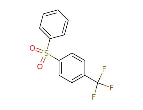Molecular Structure of 53451-93-7 (Benzene, 1-(phenylsulfonyl)-4-(trifluoromethyl)-)