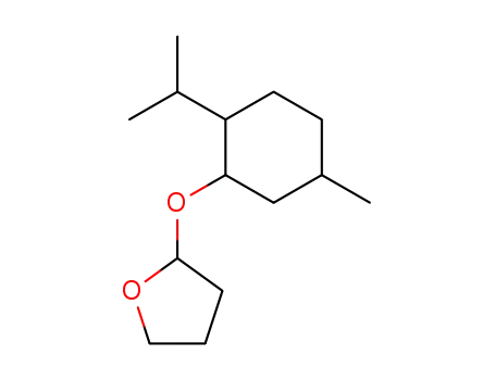 Molecular Structure of 82003-87-0 (2-(2-Isopropyl-5-methyl-cyclohexyloxy)-tetrahydro-furan)