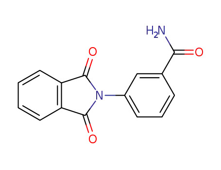 Molecular Structure of 171670-94-3 (3-(1,3-dioxo-1,3-dihydro-2H-isoindol-2-yl)benzamide)