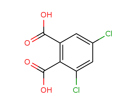 Molecular Structure of 25641-98-9 (1,2-Benzenedicarboxylic acid, 3,5-dichloro-)