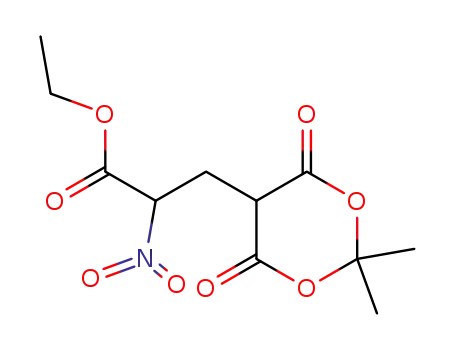 ethyl (+/-)-2,2-dimethyl-α-nitro-4,6-dioxo-1,3-dioxane-5-propanoate