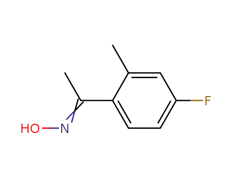 1-(4-fluoro-2-methyl-phenyl)-ethanone oxime
