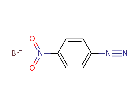 4-nitro-benzenediazonium; bromide