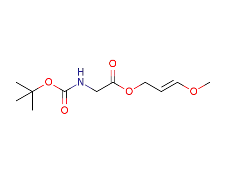 (E)-3-methoxyallyl 2-((tert-butoxycarbonyl)amino)acetate