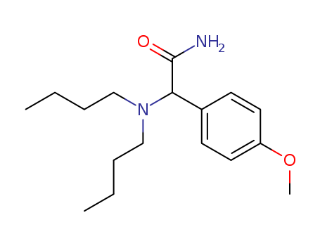 a-(Dibutylamino)-4-methoxy-benzeneacetamide