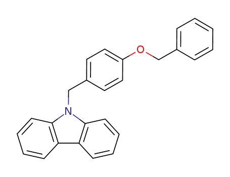 Molecular Structure of 205578-45-6 (9-(4-Benzyloxy-benzyl)-9H-carbazole)