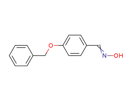 Molecular Structure of 76193-67-4 (4-BENZYLOXY-BENZALDEHYDE OXIME)