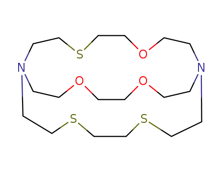 Molecular Structure of 31250-13-2 (4,13,16,trioxa-7,21,24-trithia-1,10-diazabicyclo[8.8.8]hexacosane)