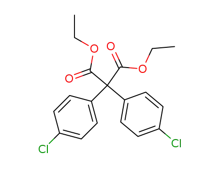 Molecular Structure of 94377-74-9 (Bis-<4-chlor-phenyl>-malonsaeure-diaethylester)