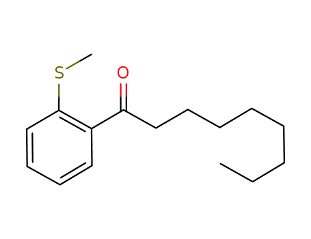 Molecular Structure of 1085561-73-4 (1-(2-(methylthio)phenyl)nonan-1-one)