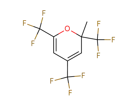 Molecular Structure of 380-94-9 (2-METHYL-2,4,6-TRIS(TRIFLUOROMETHYL)-2H-PYRAN)