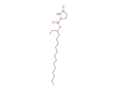 Molecular Structure of 37673-30-6 (1-Ethyltetradecyl 5-oxo-L-prolinate)
