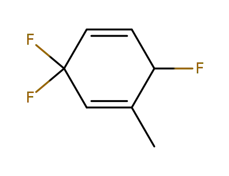 Molecular Structure of 205597-62-2 (1,4-Cyclohexadiene,3,3,6-trifluoro-1-methyl-(9CI))