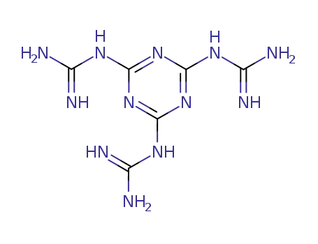 Molecular Structure of 32151-75-0 (2,4,6-triguanidino-1,3,5-triazine)