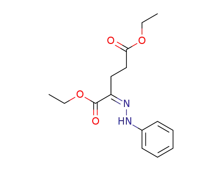 Molecular Structure of 153864-60-9 (Pentanedioic acid, 2-(phenylhydrazono)-, diethyl ester, (Z)-)