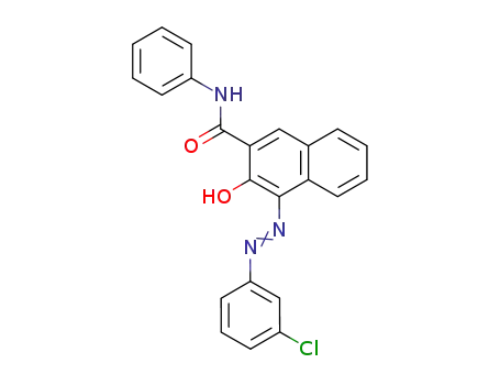 2-Naphthalenecarboxamide, 4-[(3-chlorophenyl)azo]-3-hydroxy-N-phenyl-
