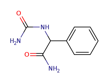 Molecular Structure of 100647-18-5 (2-phenyl-2-ureidoacetamide)