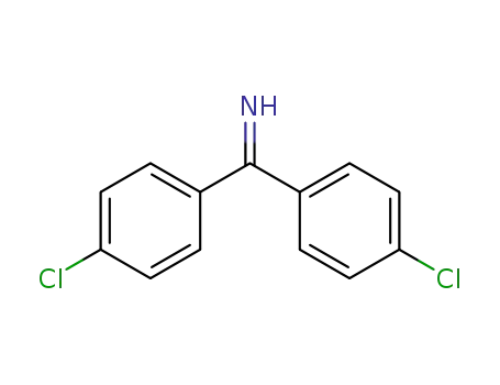Molecular Structure of 5526-10-3 (Benzenemethanimine, 4-chloro-a-(4-chlorophenyl)-)
