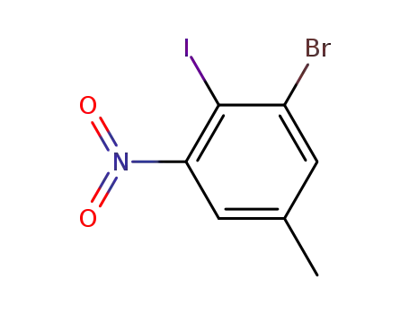 1-Bromo-2-iodo-5-methyl-3-nitrobenzene