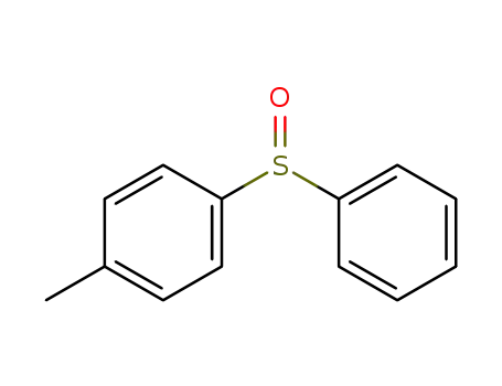 Molecular Structure of 77096-69-6 (1-benzenesulfinyl-4-methyl-benzene)