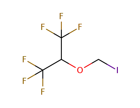 Molecular Structure of 1093627-71-4 (iodomethyl 2,2,2-trifluoro-1-(trifluoromethyl)ethyl ether)