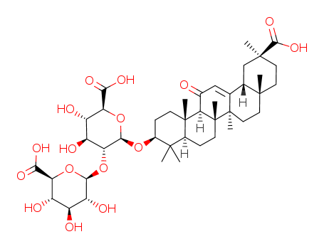 b-D-Glucopyranosiduronic acid, (3b,20b)-20-carboxy-11-oxo-30-norolean-12-en-3-yl 2-O-b-D-glucopyranuronosyl-