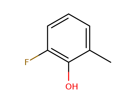 Molecular Structure of 443-90-3 (2-Fluoro-6-methylphenol)