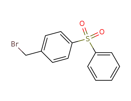 Molecular Structure of 7705-63-7 (4-(broMoMethyl)phenyl phenyl sulfone)