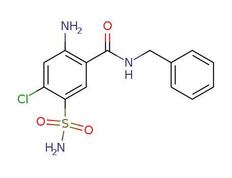 2-amino-N-benzyl-4-chloro-5-sulphamoylbenzamide