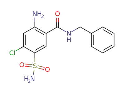 2-アミノ-N-ベンジル-4-クロロ-5-スルファモイルベンズアミド