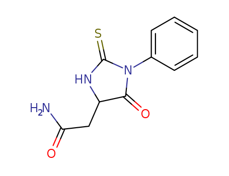 4-Imidazolidineacetamide,5-oxo-1-phenyl-2-thioxo-