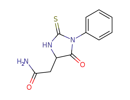 5-Oxo-1-phenyl-2-thioxo-4-imidazolidineacetamide