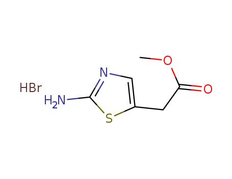 methyl 2-(2-amino-1,3-thiazol-5-yl)acetate hydrobromide