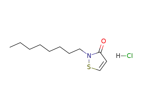 Molecular Structure of 68480-30-8 (2-octyl-2H-isothiazol-3-one hydrochloride)